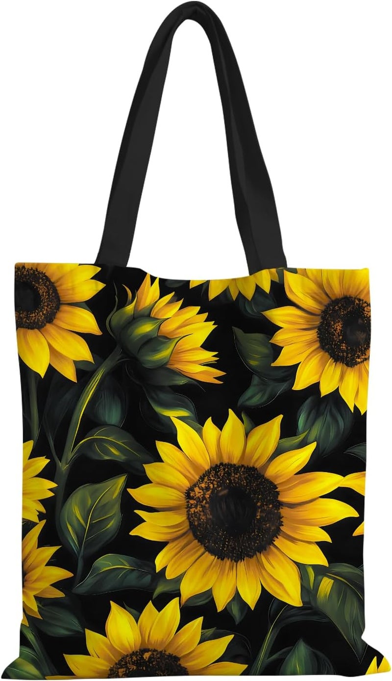 ANNA QUEEN Cat Tote Bag Shoulder Bag Handle Bag for Gym Yoga Picnic Beach Kitchen Reusable - Image 1
